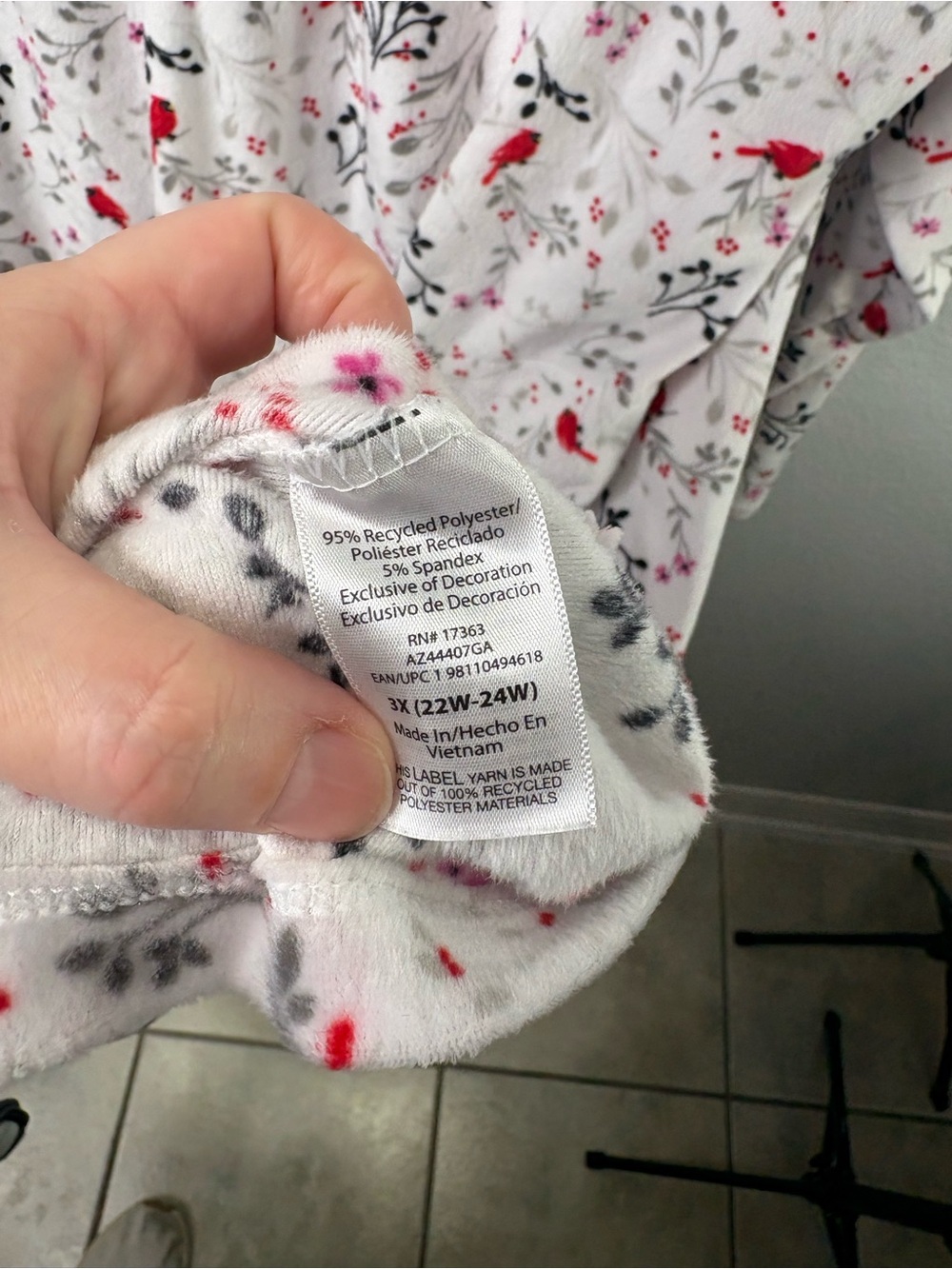 Aria Collection Nightgown 3X - Picture 6 of 8